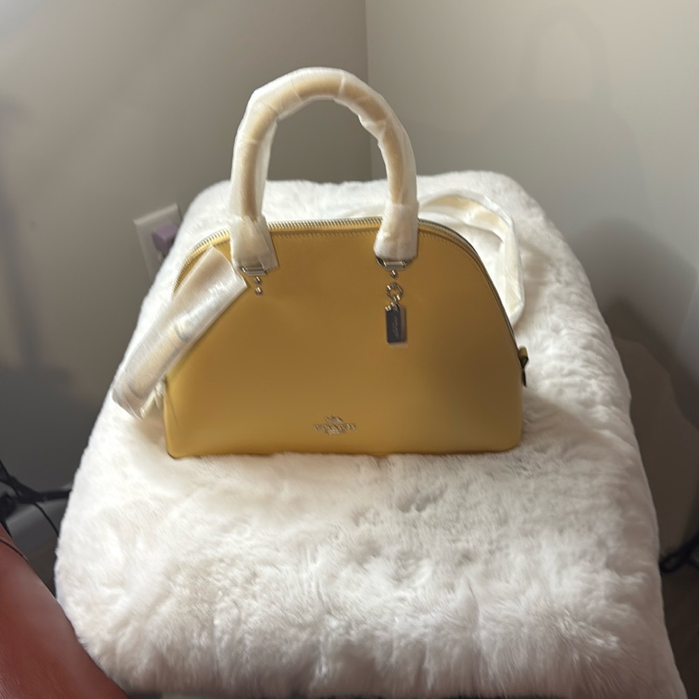 Cross grain Katy Satchel
Silver/Vanilla